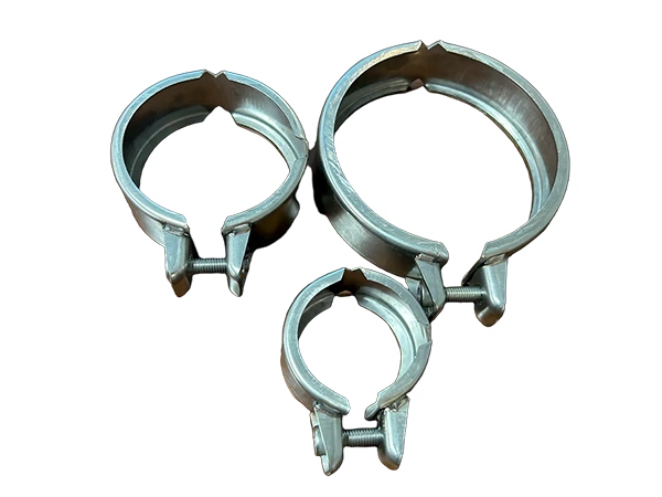 Stainless steel pipe fixing clamp